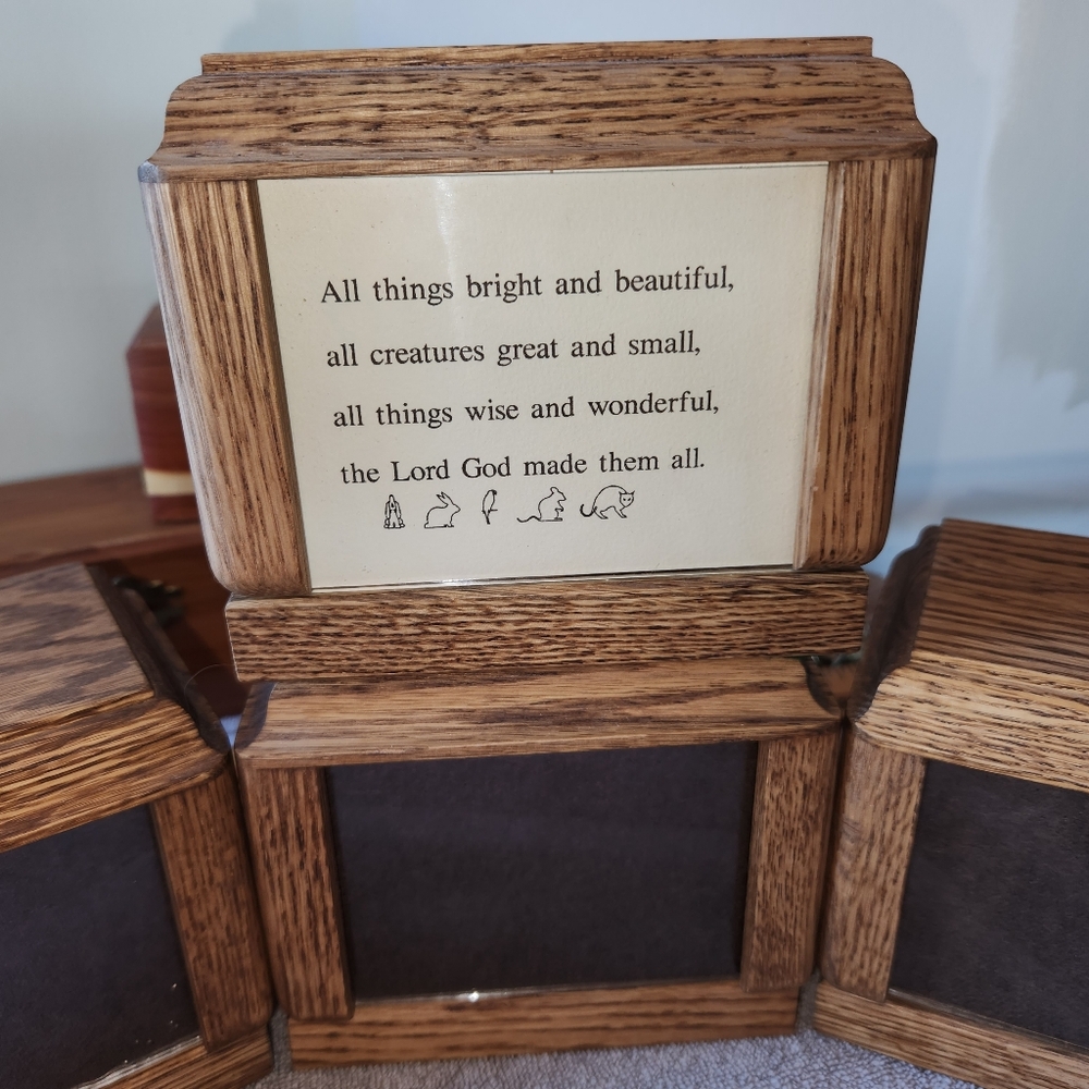 Oak Pet Urn Boxes